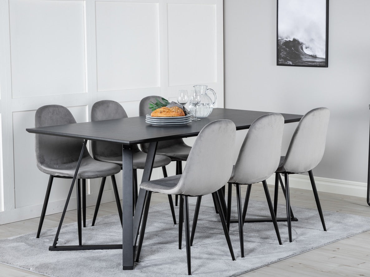 Conjunto de mesas y sillas para comedor 425457