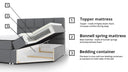 Cama continental Baltimore 128