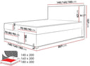 Cama continental Aquolus