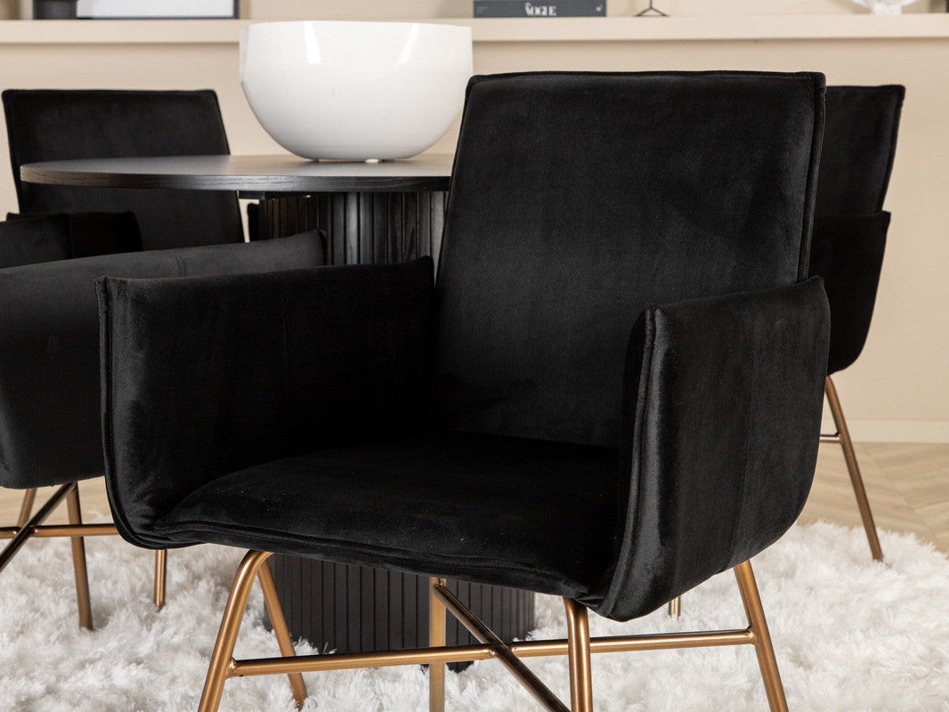 Conjunto de mesas y sillas para comedor 442326