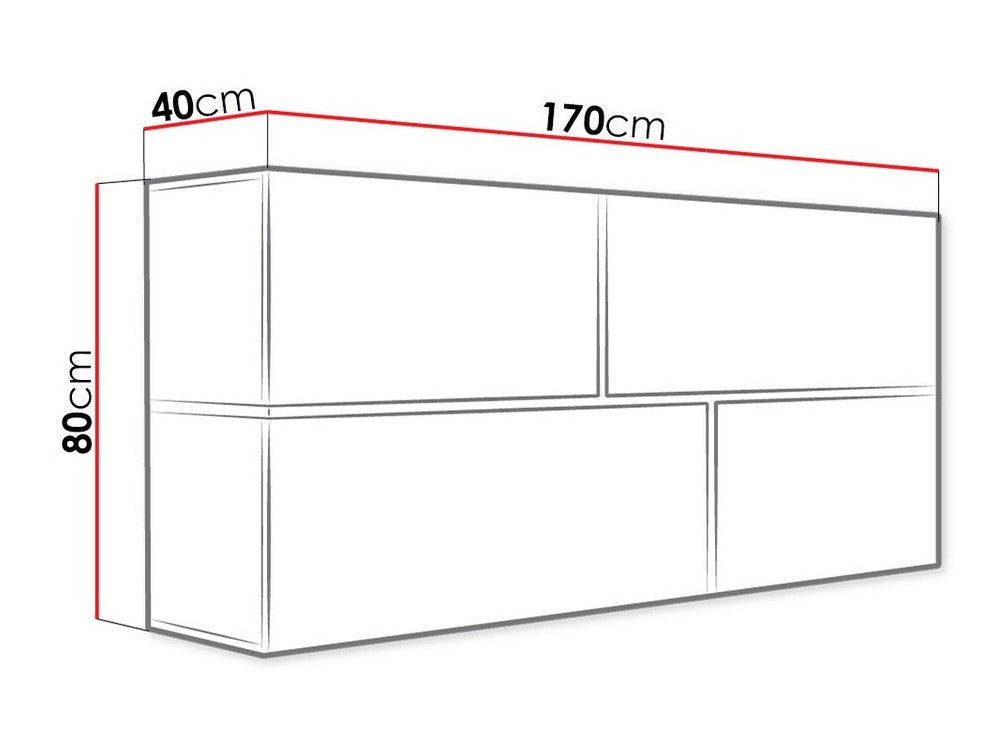 Armario de pared 55924