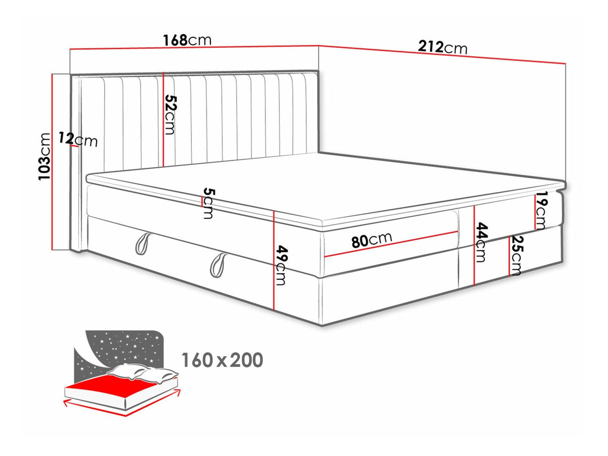 Cama continental 370126