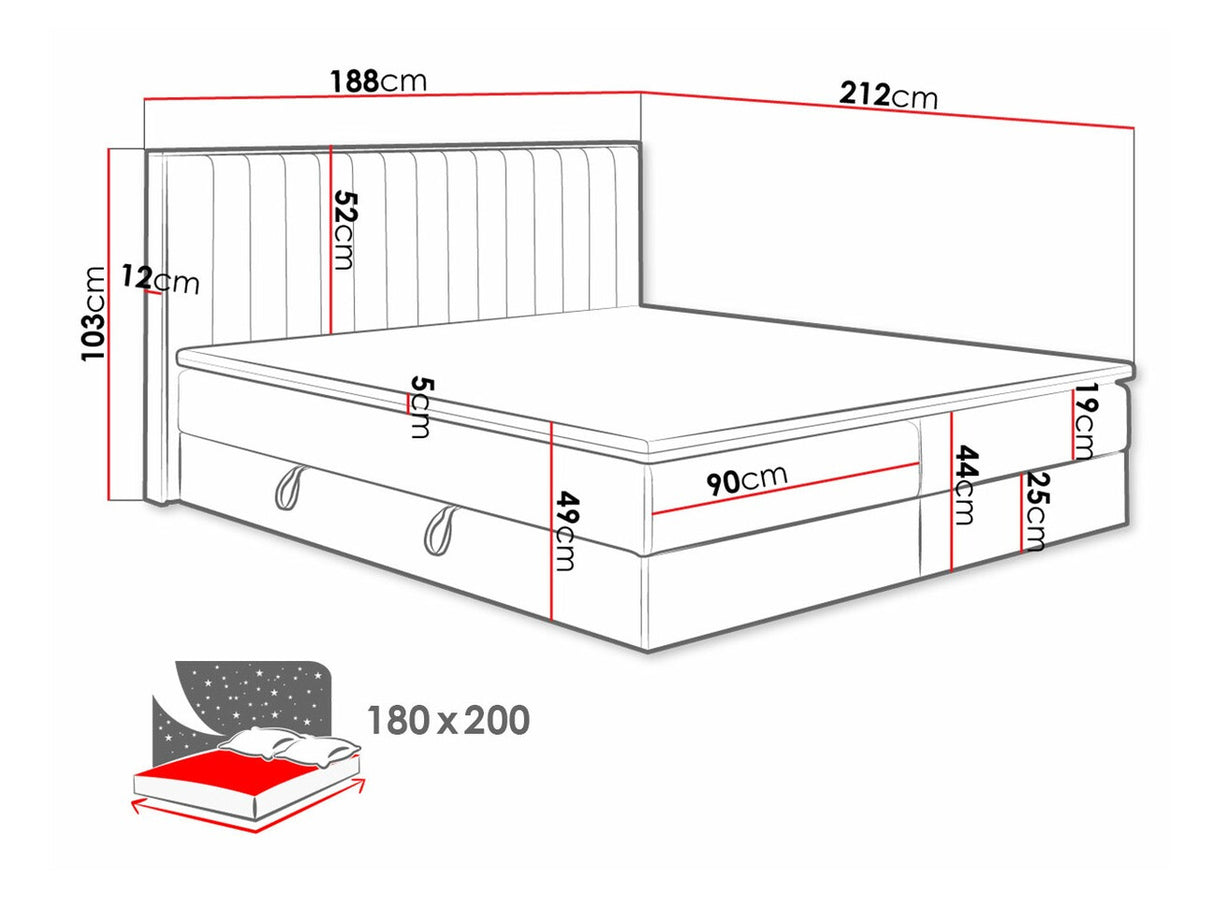 Cama continental 370126
