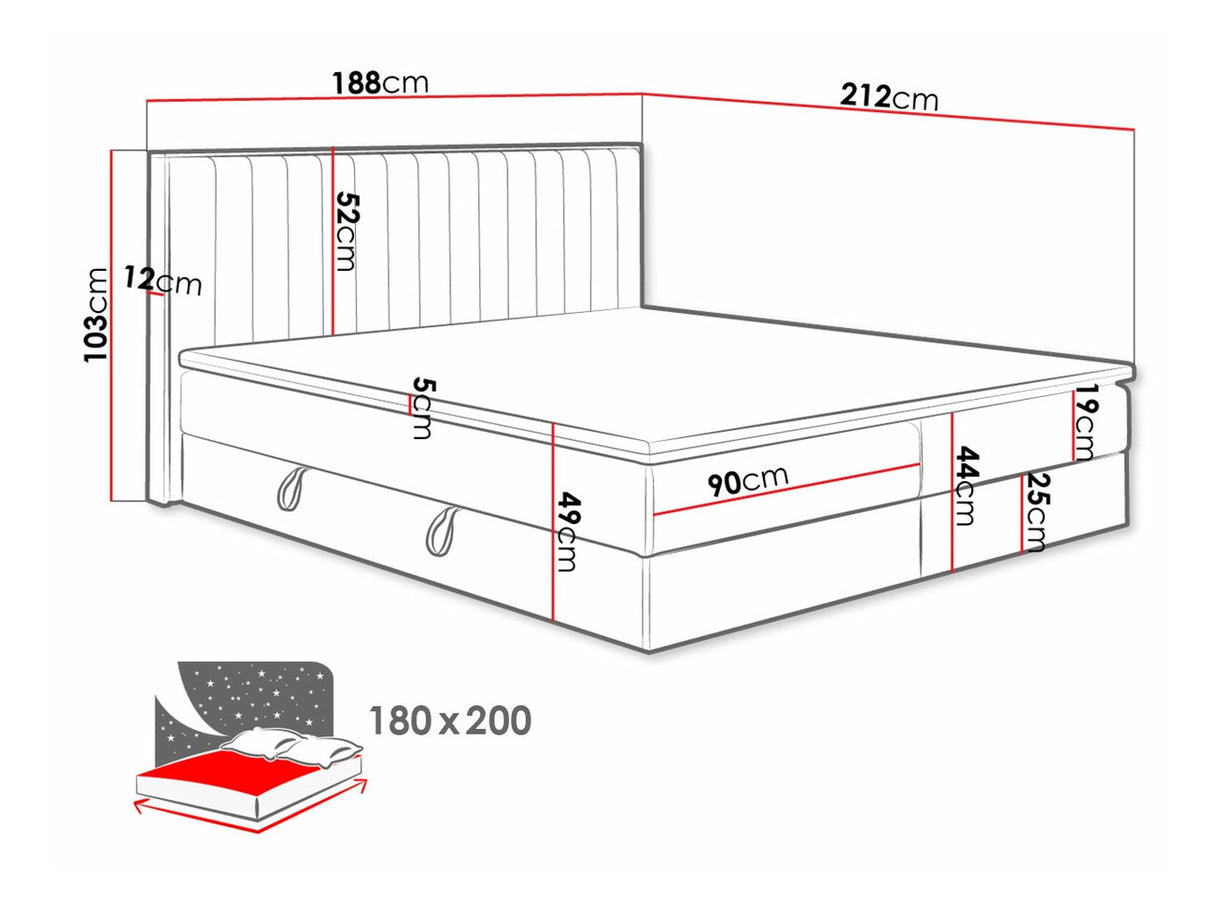 Cama continental 370126