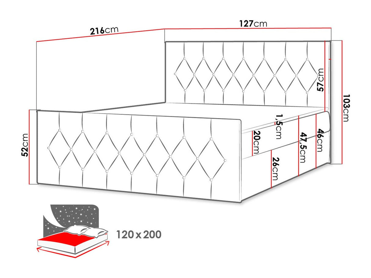 Cama continental 439169