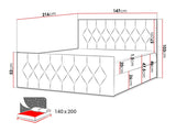Cama continental 439169