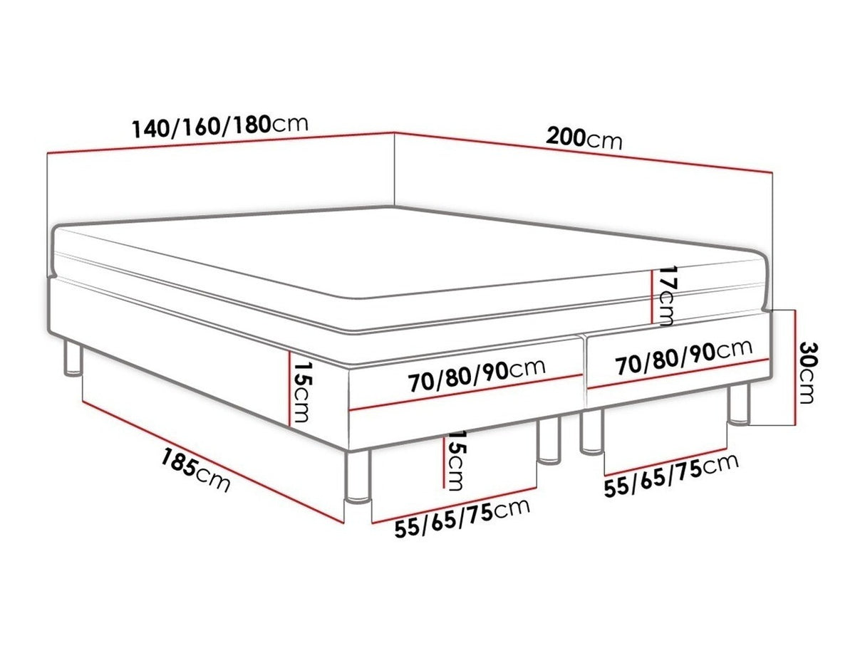 Cama continental 265015