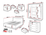 Conjunto de dormitorio 171203