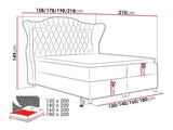 Cama continental 263304