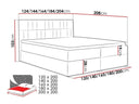 Cama continental Valetinus