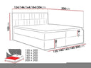 Cama continental Valetinus