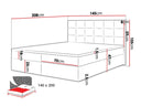 Cama continental Numeria