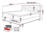 Cama continental 311453