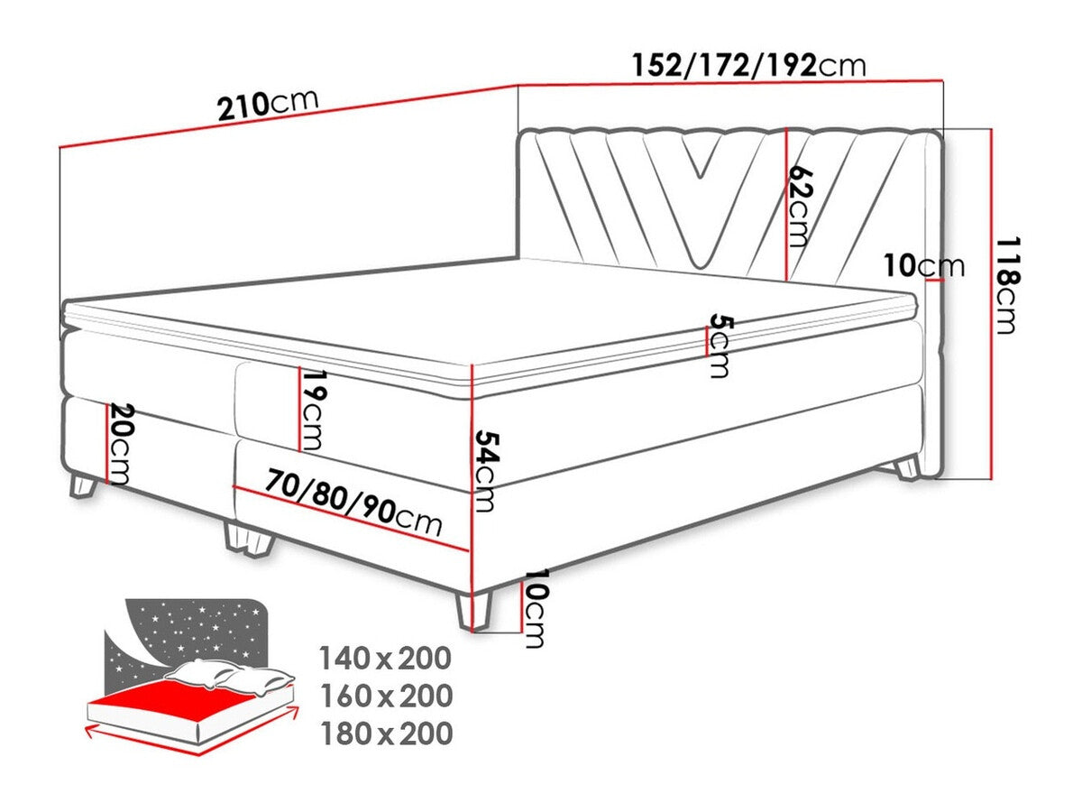 Cama continental 311453