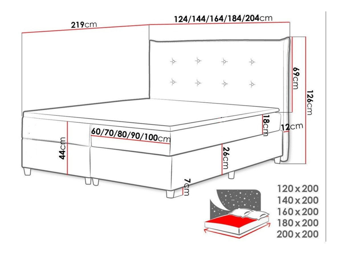 Cama continental 314938