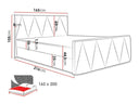 Cama continental Hospia