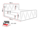 Cama continental Hospia