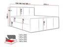 Cama continental Cenia
