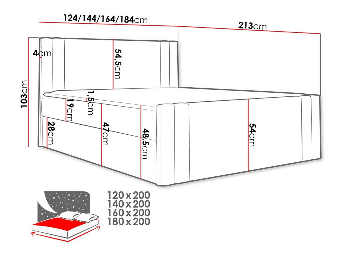 Cama continental 405023