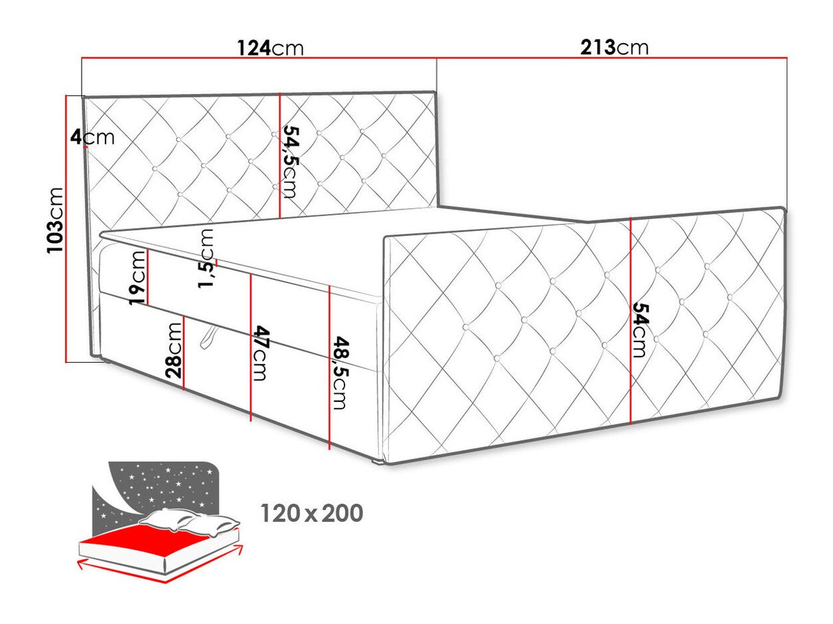Cama continental 406597