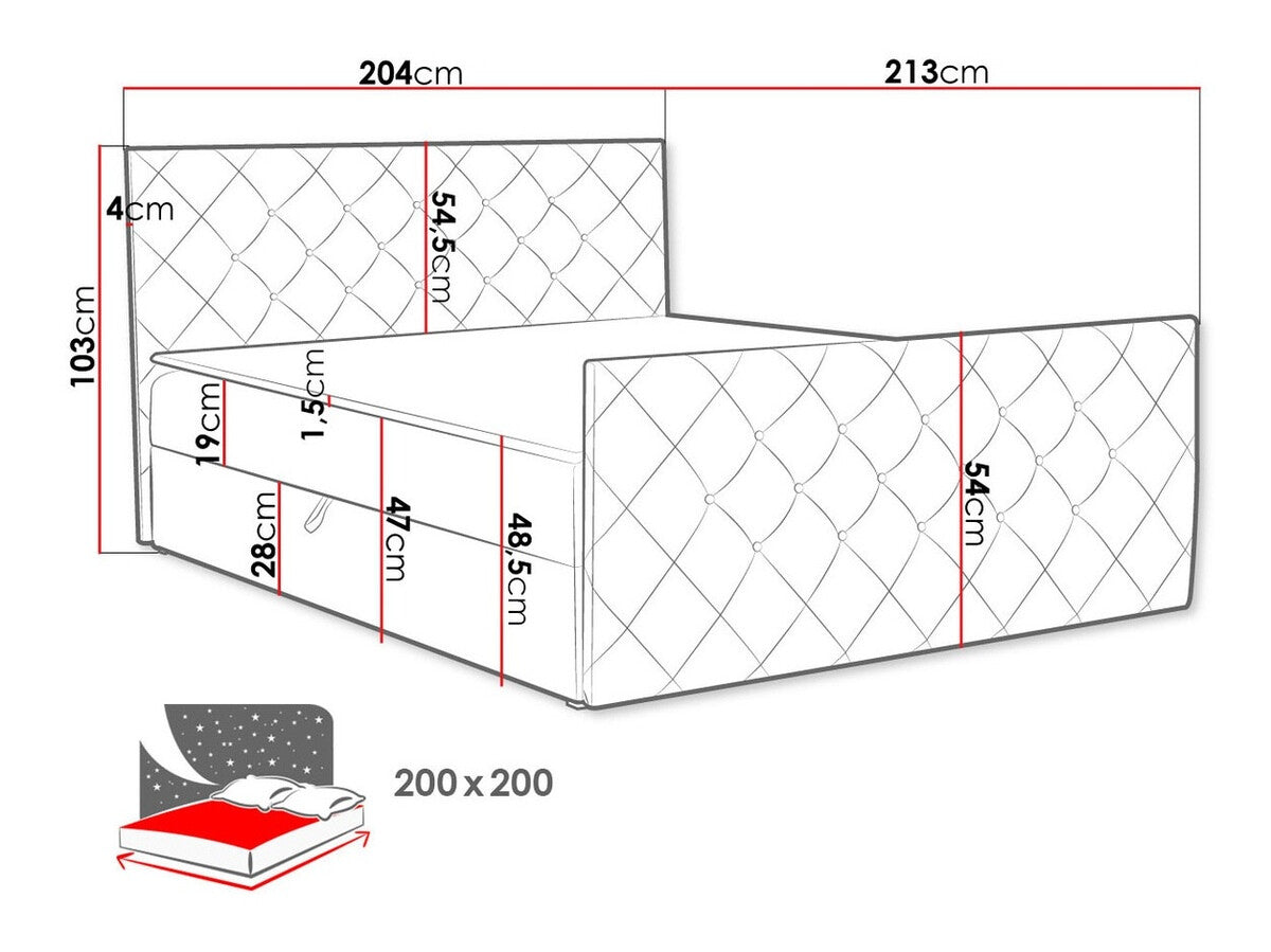 Cama continental 406597