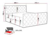 Cama continental 406597