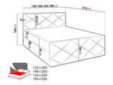Cama continental 376371