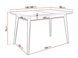 Conjunto de mesas y sillas para comedor 451340