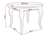 Conjunto de mesas y sillas para comedor 451528