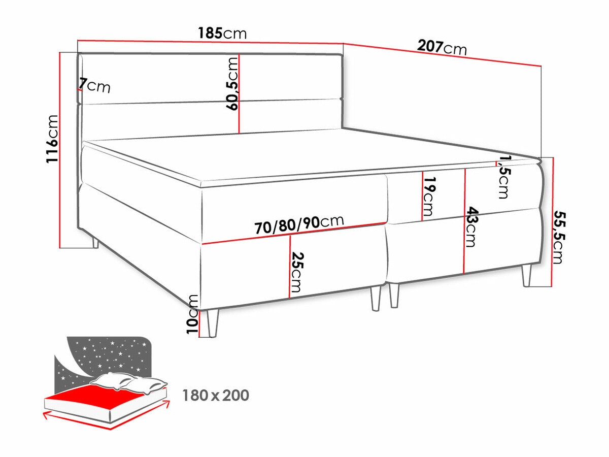 Cama continental 449679