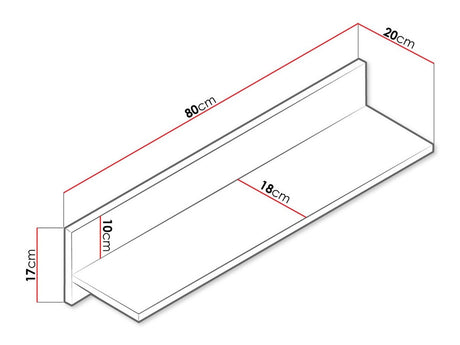 Estantería de pared 400851
