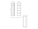 Armario de pared Sacramento 505