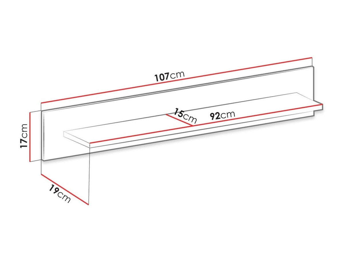 Estantería de pared 60328