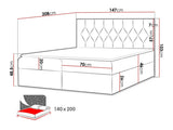 Cama continental 438608