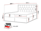 Cama continental 438608