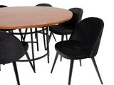Conjunto de mesas y sillas para comedor 283465