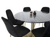 Conjunto de mesas y sillas para comedor 280520