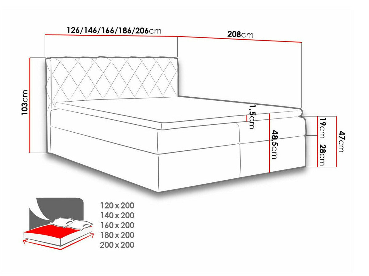 Cama continental 115264