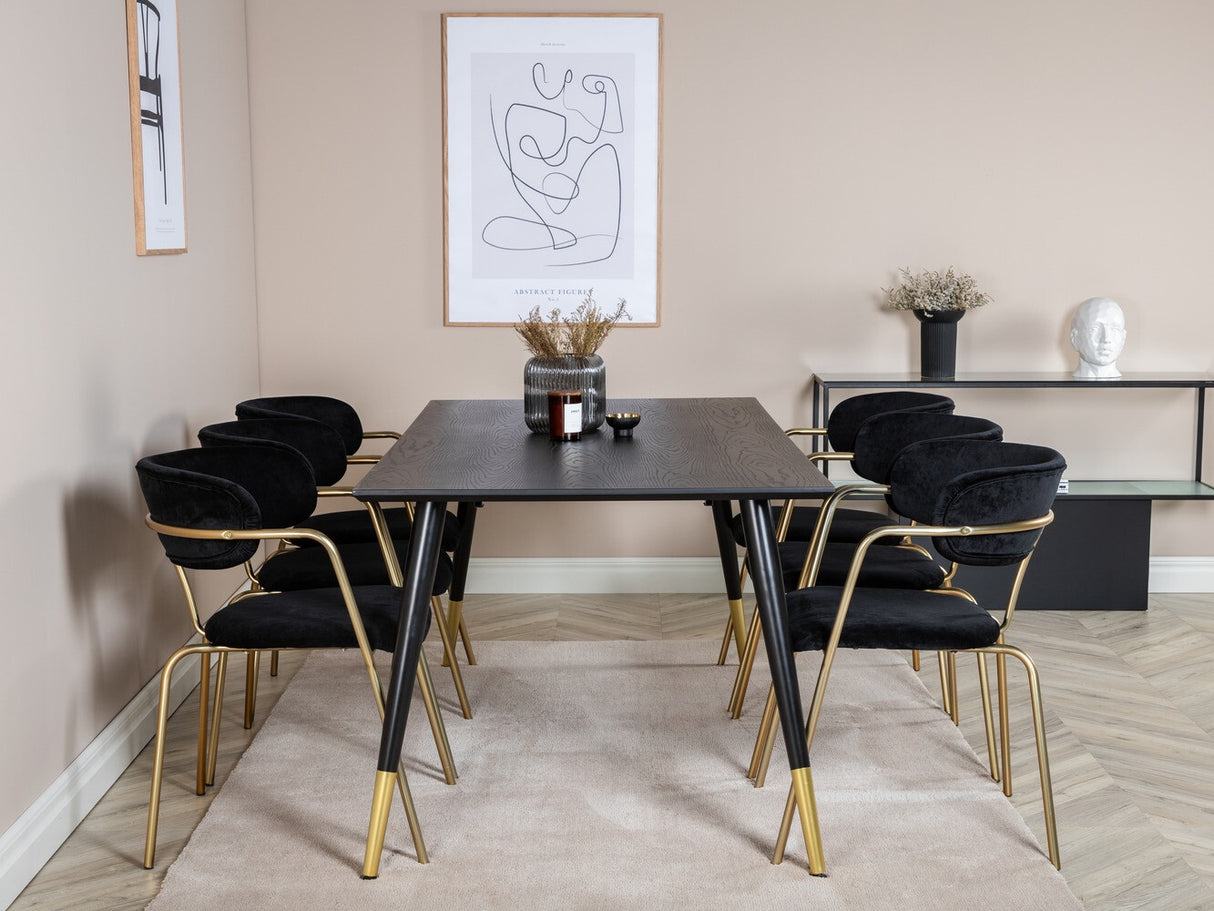 Conjunto de mesas y sillas para comedor 281165