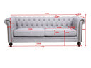 Sofá chesterfield Lectella