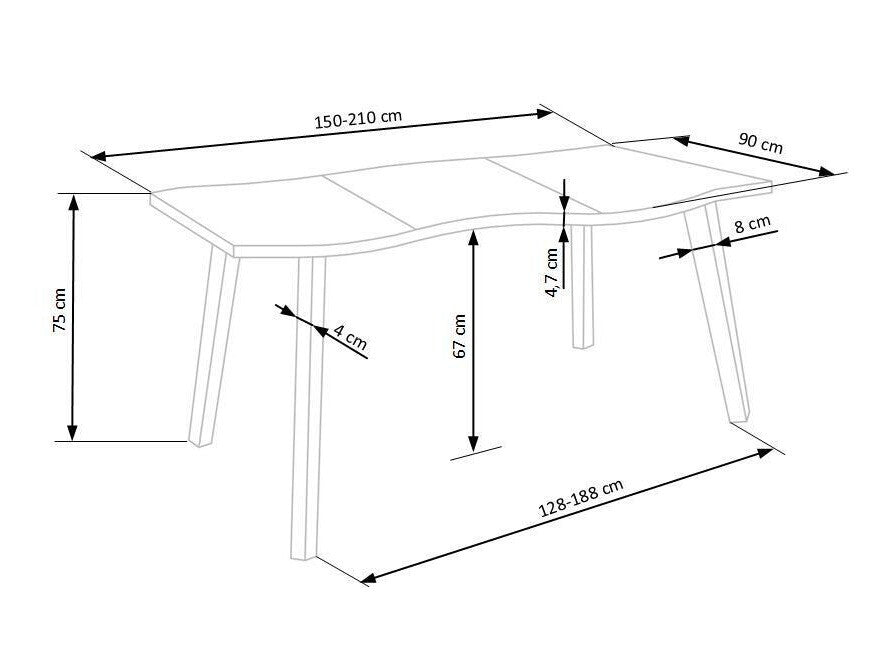 Conjunto de mesas y sillas para comedor 206084