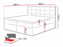 Cama continental Cedrriv