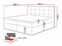 Cama continental Cedrriv