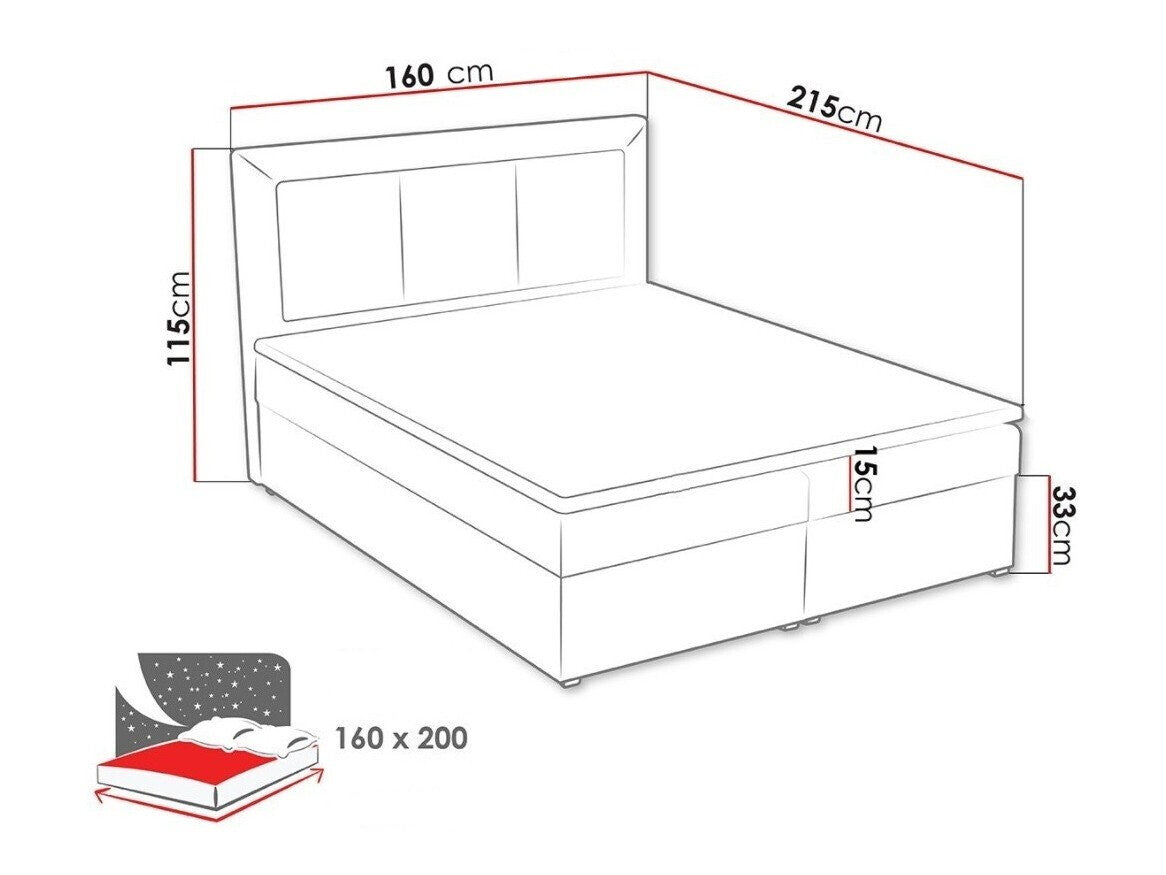 Cama continental 181096