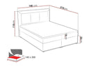 Cama continental Saliov