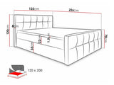 Cama continental 211144