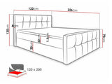 Cama continental 211144