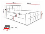 Cama continental 211144