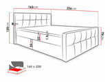 Cama continental 211144