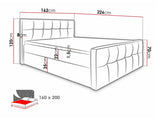 Cama continental 211144